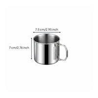 Foldable Stainless Steel Camp Cookware Rust Resistant Folding Camp Cookware Easy to Clean Camping Pot Set Lightweight for Campers, Hikers, Backpackers, Hiking