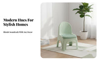 Light Luxury Design Pudding-Shaped Stool multi-functional Small Chair Thickened and long-lasting Household Furniture Rounded Edges for Children, residents, Living Room, Entryway, Playroom, Bathroom