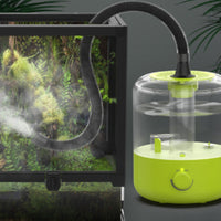 Dry-off Protection Reptile Fogger Transparent Reptile Fogger Humidifier Large Capacity Terrarium Humidifier Low Noise for Pet Owners, Home