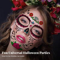 Halloween Mawayh Sticker Skin-Safe Scary Mawayh Decal Easy to Apply for Teens, gentlemen