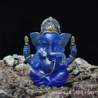 Thai Style Ganesha Resin Statue for Home Decor