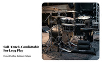 Padded Bass Drum Pillow Printed Lettering Bass Drum Dampener Quiet Music Accessory Non-Slip