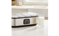 Yogurt Maker with Glass Cups Automatic Yogurt Maker with Glass Jars Countertop for Families