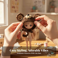 1:12 Miniature Doll Hat DIY Craft Accessory for Crafters