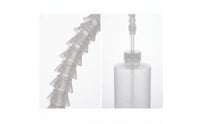 Narrow-Spout Press Watering Bottle with Bent Neck Translucent Press Bottle with Long Nozzle Visible Markings Sturdy for Tight Growing Areas