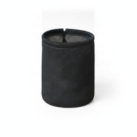 Washable Aquarium Pump Intake Cover Black Reusable Mesh Filter Bag
