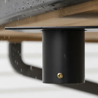 Metal Rain Chain Adapter Easy to Install Downspout Rain Chain Holder Decorative Gutter Drain Connector Stable Drainage for Garden