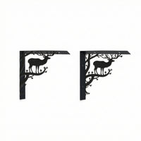 Shelf Bracket Triangular L Bracket Scrollwork Brackets for Living Room, Kitchen, Entryway