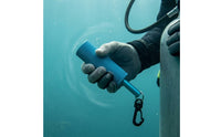 Underwater Rattle Aluminum Alloy Scuba Rattle Textured Underwater Communication Device