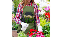 Accessible-bottomBottom Garden Harvesting Apron Quick-Release Collection Apron Reinforced Panel Roomy Pouch for Orchard, Vegetable Plot