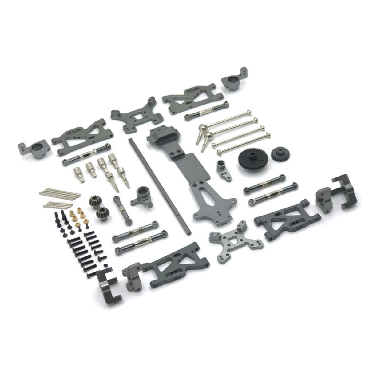 17 Pieces RC Car Frame Reinforced Vehicle for Bench Builds