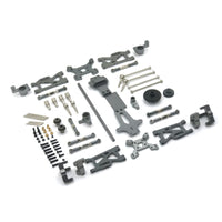 17 Pieces RC Car Frame Reinforced Vehicle for Bench Builds