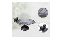 Cast Metal Avian Feeder Freestanding Bird Feeder with Pedestal Sturdy for Gardeners