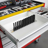 1/4 Inch Drive Socket Set Robust 1/4 Inch Drive Power Socket Set Power Tool Accessory Heat-Treated Alloy Steel for Mechanics