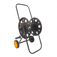 Metal Hose Reel Cart Two Wheels Hose Storage Reel Cart Watering Use for Car Washing