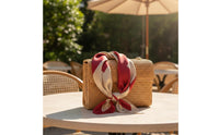 Small Square Scarf Sun Protection Square Scarf Lightweight Silky Neckerchief for Women