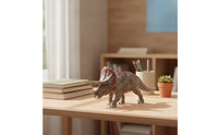 Triceratops Figurine Realistic Triceratops Model Dinosaur Figurine Plastic Dinosaur Figure Accurate for Collectors, Shelf Decor