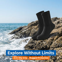 3mm Neoprene Wetsuit Socks Thermal Anti-Slip Diving Socks for Cold Water Swimming Snorkeling Kayaking Men Women