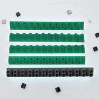 5 Pieces Replacement Keyboard Conductive Rubber Strip Flexible Keyboard Silicone Strip Flat Backing Electronic Instrument Part Compatible