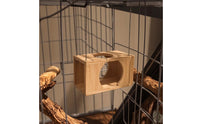 Ventilated Hanging Pet House with Chains Breathable Suspended Hamster Nest Comfortable Mouse Hideaway Safe for Guinea Pigs