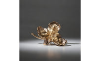 Flower-Shaped Candle Holder Sculpted Flower Candle Holder Floral Candlestick Lustrous Decor Decorative for Homeowners, Tabletop