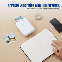 Photo Printer, Portable Bluetooth Mini, Pocket Color Printer