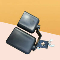 Black Finish Double Cowbell Long Service Life Cowbell Block Crisp Sound Plastic Jam Block Mounted Design for Children, Kindergarten, Early Learning