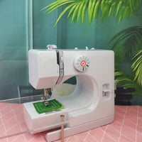 Stitch Selector Desktop Sewing Machine Included Foot Pedal Compact Sewing Machine Top Controls Home Craft Tool Quick Repairs