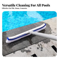 Pool Wall Scrubber Dense Bristles Heavy Duty Pool Brush Efficient Cleaning