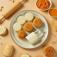 Hand Press Mooncake Mold Set, Food Grade ABS