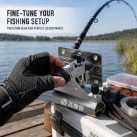 Feiyuke Foldable Thickened Fishing Box Corner Cannon Mount Bracket Extended Mechanical Arm Universal Fishing Tackle
