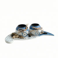 Candle Holder with Tray Cozy Tabletop Candle Holder Home Decor for Reading Corner