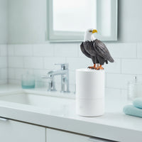 Decorative Soap Dispenser with Eagle Figurine Battery Powered Touchless Soap Dispenser Reliable Long-Lasting for Bathroom, Kitchen
