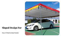 Sloped Roof Canopy Foldable Design Folding Vendor Tent Versatile Mobile Event Tent for Street Vendors, Shop Owners, Storefronts, Driveways, Patios