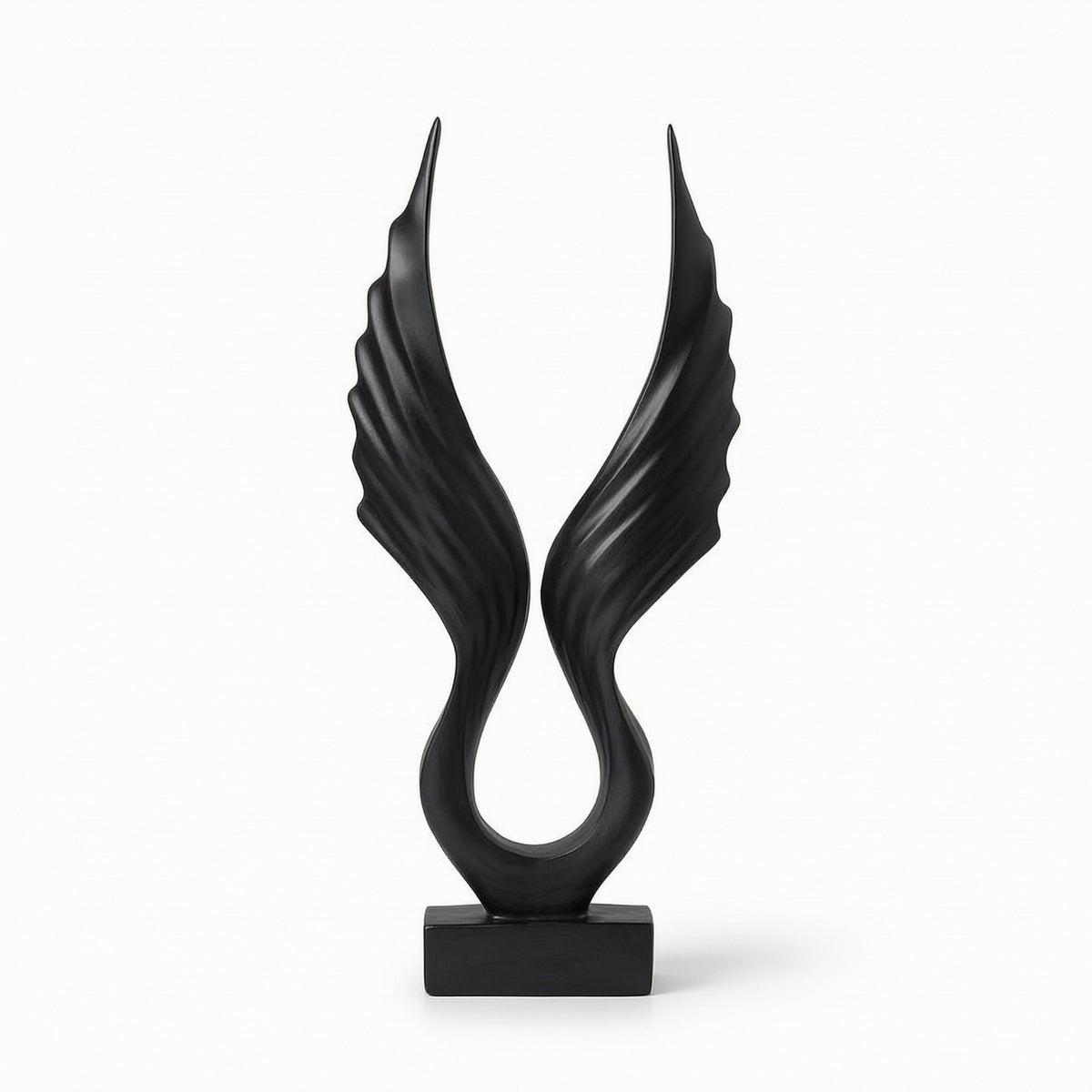 Wing Sculpture Minimalist Tabletop Sculpture Vertical for Living Room