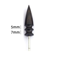 USB Powered Sandalwood Leather Burnishing Bit Multi-Channel Design Rotary Tool Leather Polisher for Hobbyists
