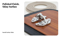 RV Door Hinge Thickened Design Professional Equipment Hinge Mirror Polished Finish for Power Cabinets