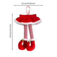 Hanging Car Decoration Festive Car Hanging Ornament Red-and-White Striped Charm for Vehicle Interior