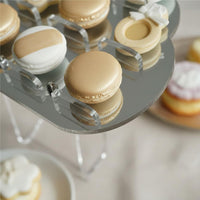 Cloud Shape Dessert Rack Clear Macaron Display Stand Transparent for Party Hosts