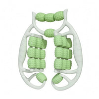 Textured Rollers Leg Roller Massager Knobby Surface Handheld Leg Roller Curved Frame Handheld Calf Massager Grip Handles for Muscle Relaxation