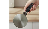 Safe Induction Heat Spreader Plate Brushed Heat Spreader Plate with Handle Long-Lasting Cookware Easy to Clean