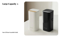 spring-up Brush Cylinder Press-torise Design Lidded Display Case particleresistant