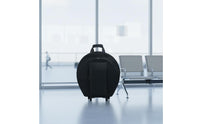 Wheeled 22 Inch Cymbal Bag Portable Rolling Cymbal Bag Easy to Storage Gear Music Gear Heavy-Duty for Drummers, Travel, Stage