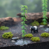 Realistic Appearance Artificial Bamboo Model Micro-Landscape Decor Craft Supply Bendable Stalks for Crafters, Bonsai, Sand Table, Terrarium