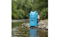 Quick-Access Dry Bag with Front Pocket Sturdy Dry Bag with Mesh Pocket Compact Waterproof Backpack Heavy Duty for Kayakers, Swimmers, Kayaking, Beach