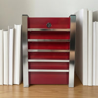 Steel Savings Bank Small Lockable Change Bank Heavy Duty Savings Box with Lock for Home, Desk