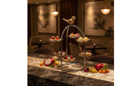 Stainless Steel Dessert Display Stand Multi-Tier Dessert Stand with Tiers Freestanding Tiered Serving Tray Stable for Caterers
