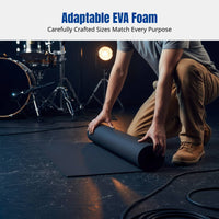 Foam Sponge Soundproof Mat, Vibration Dampening Pad for Subwoofer, Drum, Keyboard