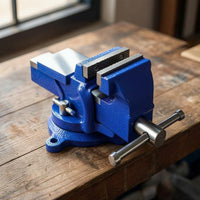 Compact Tabletop Vise Heavy-Duty Bench Vise Adjustable Bench Clamp Universal for DIYers, Woodworkers, Hobbyists, Woodworking, Workshop, Garage, Drilling