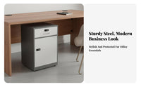 Lockable Locking Under-Desk Pedestal High Strength Office Furniture Compact Storage Cabinet Multipurpose for Home Users, Teachers, Students, Study Room, School, Classroom, Bedroom